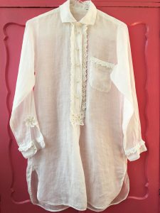 Witte blouse "Ibiza" voorkant